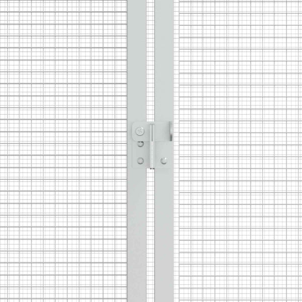 Vogelkäfig Anthrazit Verzinkter Stahl 422cm