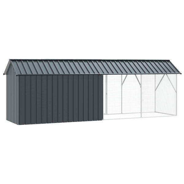 Vogelkäfig Anthrazit Verzinkter Stahl 422cm