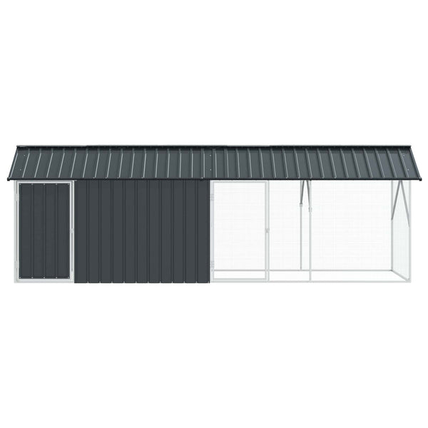 Vogelkäfig Anthrazit Verzinkter Stahl 422cm
