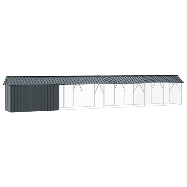 Vogelkäfig Anthrazit Verzinkter Stahl 844 cm