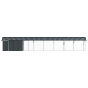 Vogelkäfig Anthrazit Verzinkter Stahl 844 cm