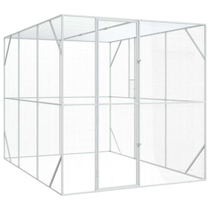 vidaXL Bird Aviary Anthracite 210 x 304 x 213 cm Galvanised Steel