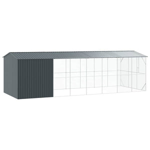 vidaXL Bird Cage Anthracite 860 x 310 x 247 cm Galvanized Steel