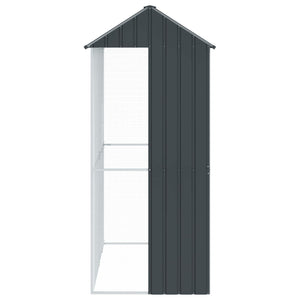 vidaXL Bird Cage Anthracite 215 x 110 x 247 cm Galvanized Steel