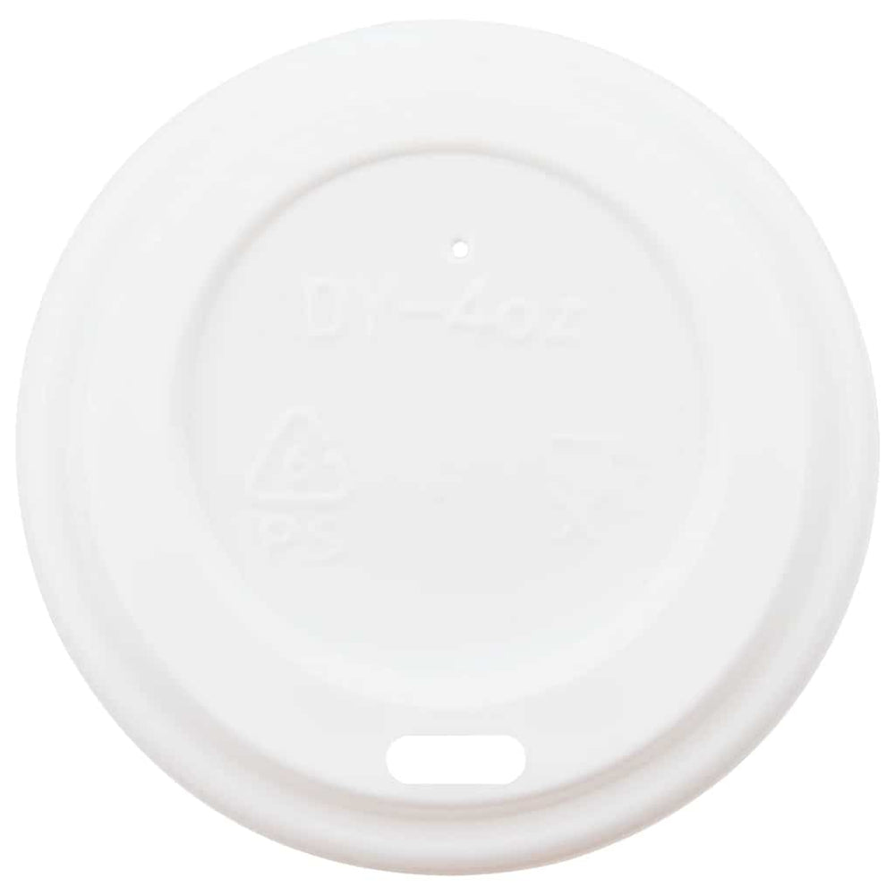 vidaXL Paper Cups with Lids 1000 pcs. 4oz 120ml