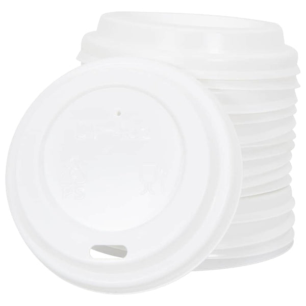 vidaXL Paper Cups with Lids 1000 pcs. 4oz 120ml