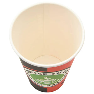 vidaXL Paper Cups with Lids 1000 pcs. 16oz 400ml