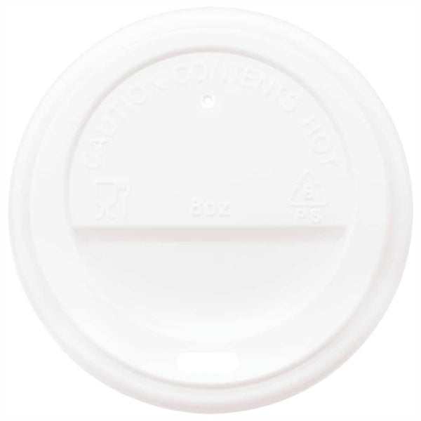 vidaXL Paper Cups with Lids 1000 pcs 8oz 200ml