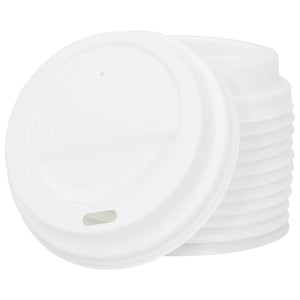 vidaXL Paper Cups with Lids 1000 pcs 8oz 200ml