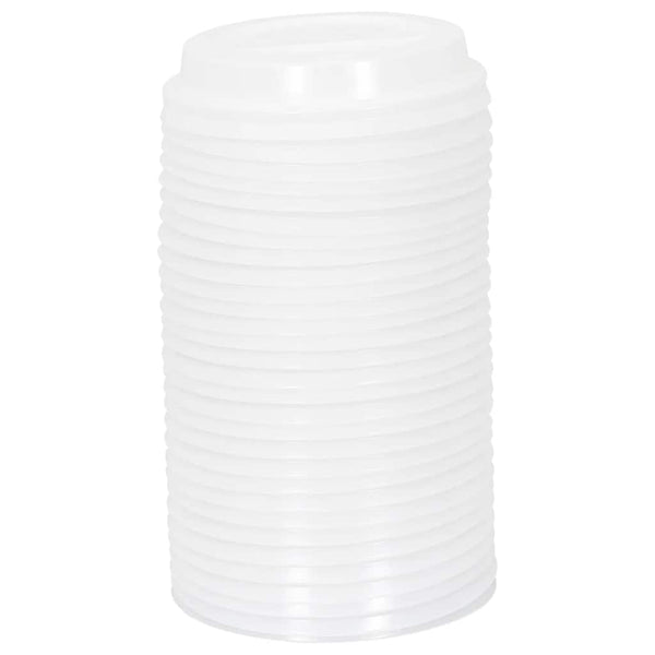 vidaXL Paper Cups with Lids 1000 pcs. 12oz 300ml