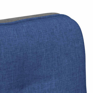 vidaXL Swivel Office Chair Blue Fabric