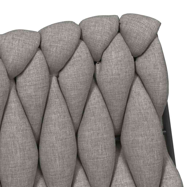 vidaXL Swivel Office Chair Light Gray Fabric