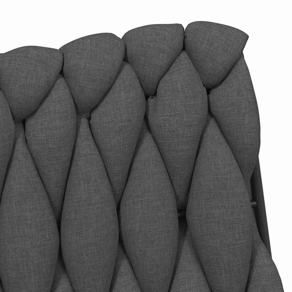 vidaXL Swivel Office Chair Dark Grey Fabric