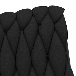 vidaXL Swivel Office Chair Black Fabric