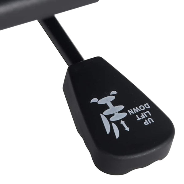 vidaXL Swivel Office Chair Black Fabric