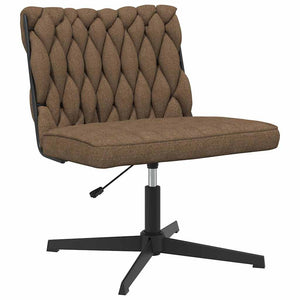 vidaXL Swivel Office Chair Taupe Fabric
