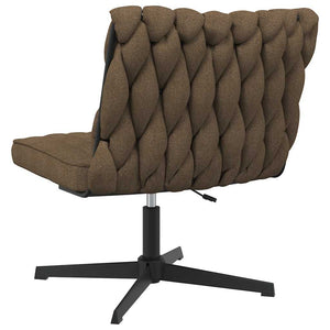 vidaXL Swivel Office Chair Taupe Fabric