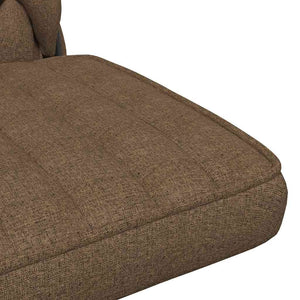 vidaXL Swivel Office Chair Taupe Fabric