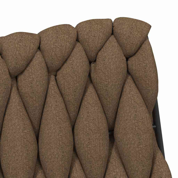 vidaXL Swivel Office Chair Taupe Fabric