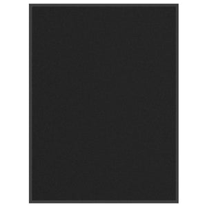vidaXL Doormat 80x120 cm Black