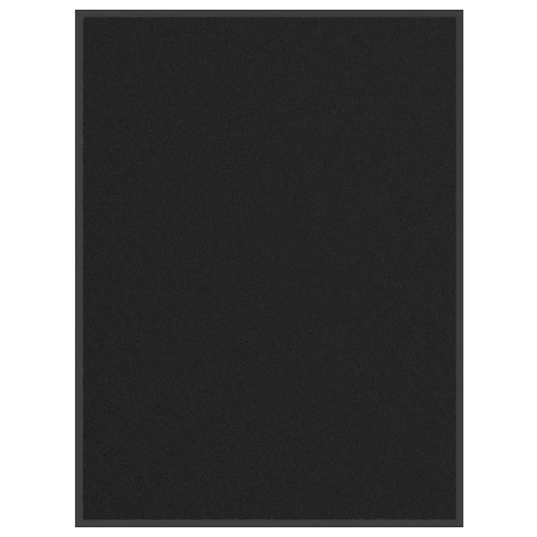 vidaXL Doormat 80x120 cm Black