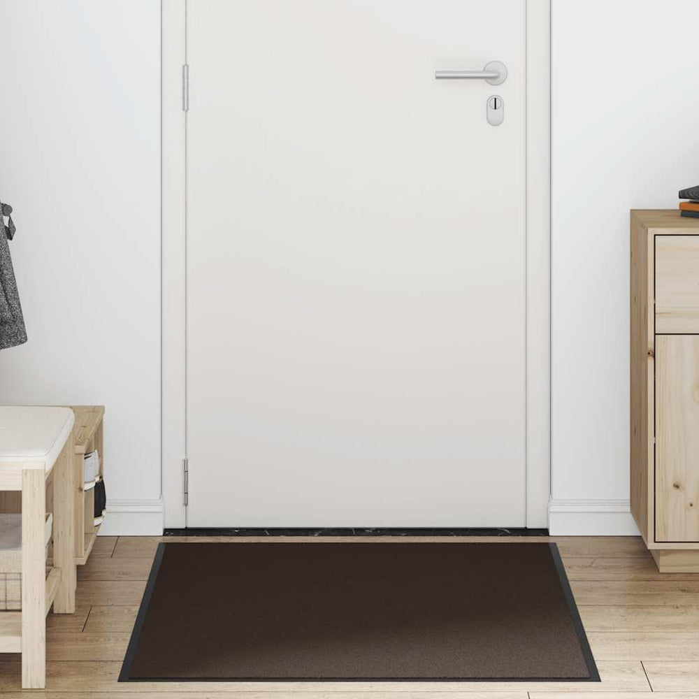 vidaXL Door Mat Brown 80x120 cm