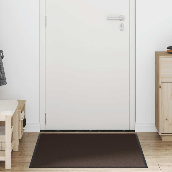 vidaXL Door Mat Brown 80x120 cm