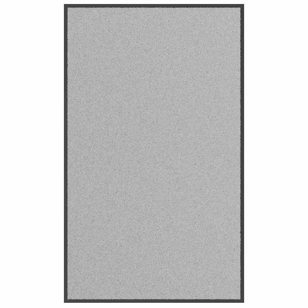 vidaXL Door Mat Gray 90x150 cm