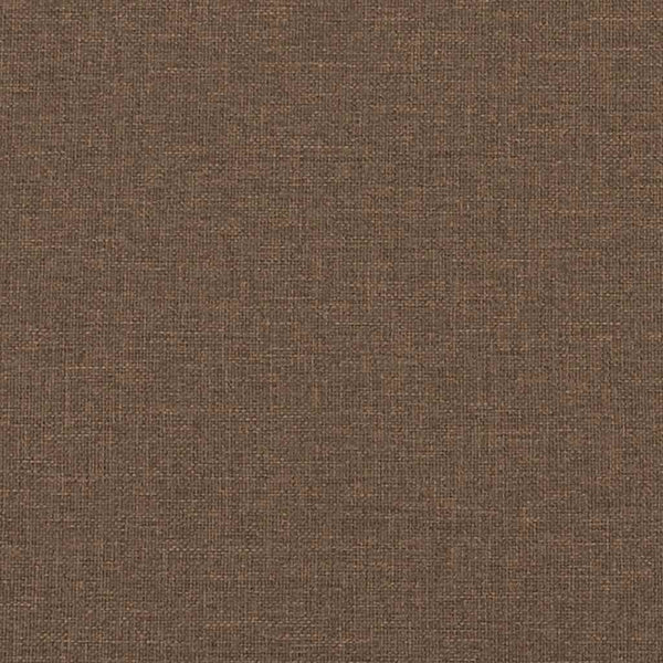 vidaXL 3-Piece Sofa Set with Cushions, Brown Fabric