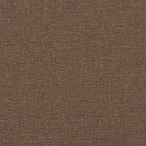 vidaXL 3-Piece Sofa Brown 219 x 80 x 82 cm Linen Blend Fabric