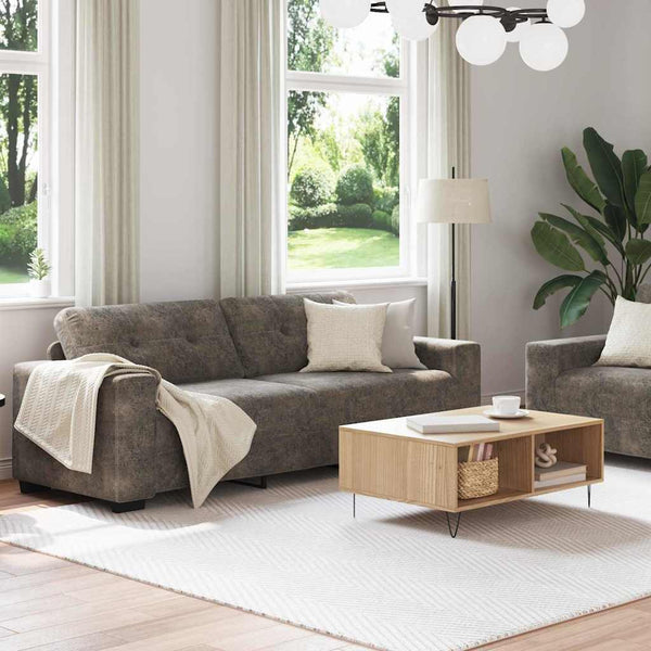 vidaXL | Sofa | 2-seater Dark Gray 221 x 78 x 80 cm Faux Leather