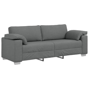 vidaXL Sofa 2 pcs Dark Gray 219 x 80 x 82 cm Fabric