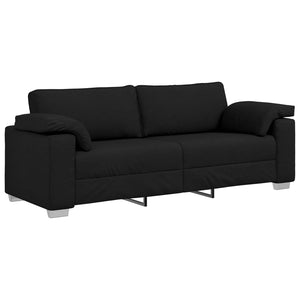 vidaXL 2-piece Sofa Black 219 x 80 x 82 cm Fabric