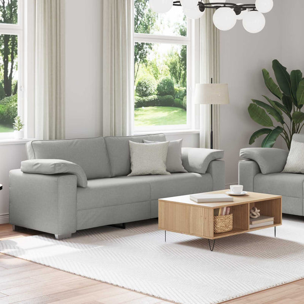 2-Sitzer Sofa Wolkengrau Stoff