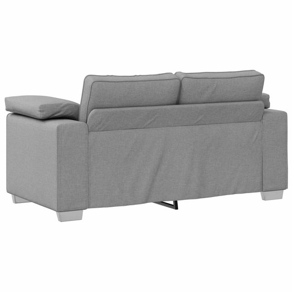 2-Sitzer Sofa Wolkengrau Stoff