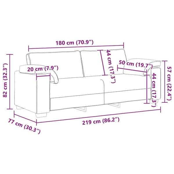 2-teiliges gelbes Samt Sofa-Set