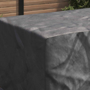 vidaXL Furniture Cover Solid Black 270 x 110 x 70 cm 420D