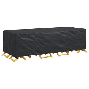 vidaXL Furniture Cover Solid Black 270 x 110 x 70 cm 420D