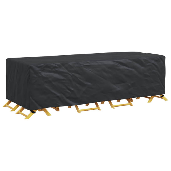 vidaXL Furniture Cover Solid Black 270 x 110 x 70 cm 420D