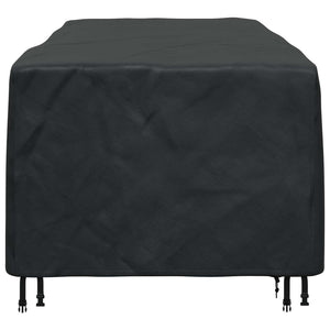 vidaXL Furniture Cover Solid Black 270 x 110 x 70 cm 420D