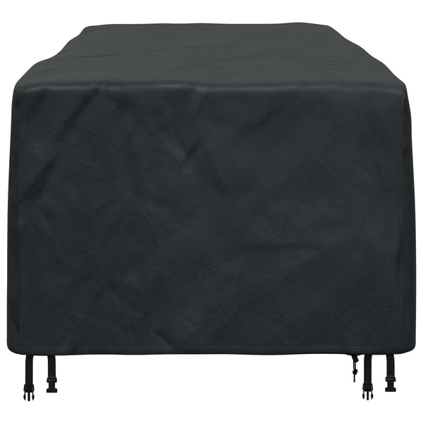 vidaXL Furniture Cover Solid Black 270 x 110 x 70 cm 420D