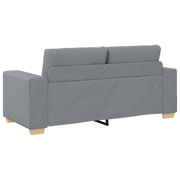 vidaXL Two-Seater Sofa Light Grey 180x77x82 cm Fabric