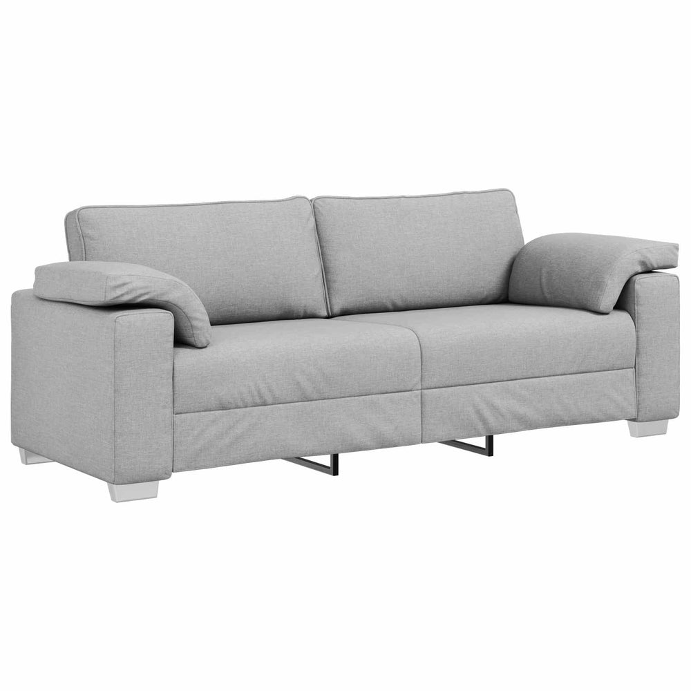 3-Sitzer Sofa Wolkengrau Stoff 220 cm