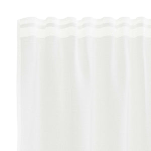 vidaXL Lace Curtain with Drapes White 400 x 300 cm Polyester