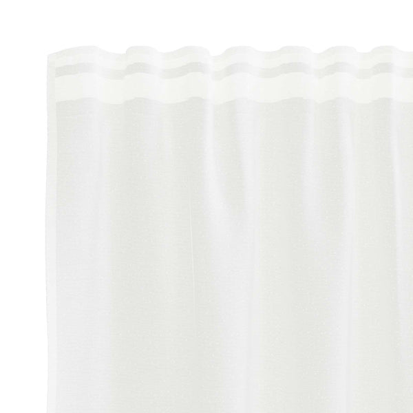vidaXL Lace Curtain with Drapes White 400 x 300 cm Polyester