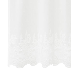 vidaXL Lace Curtain with Drapes White 400 x 300 cm Polyester