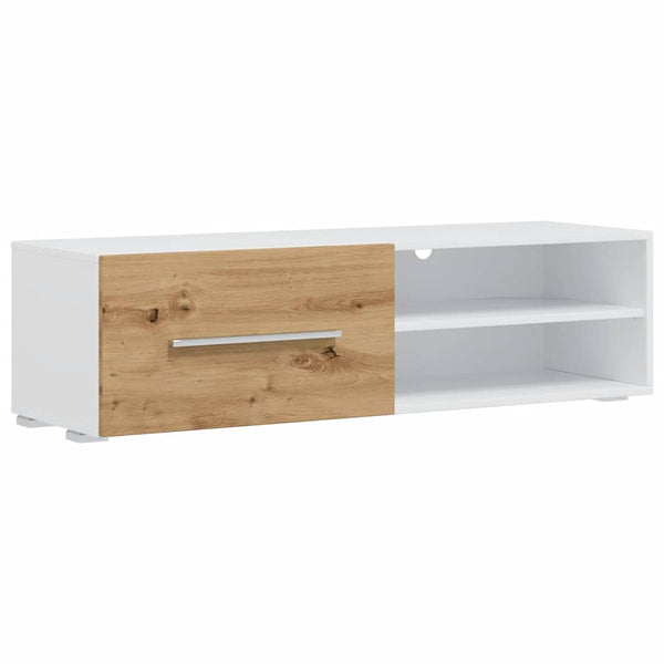 vidaXL 5-Piece Wall Unit with LED Lighting Artisan Oak Engineered Wood