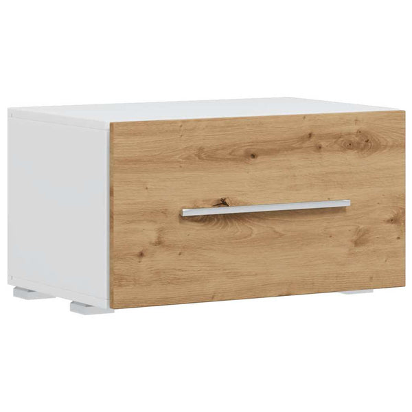 vidaXL 5-Piece Wall Unit with LED Lighting Artisan Oak Engineered Wood