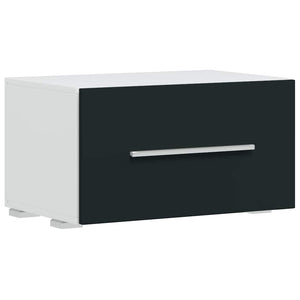 vidaXL 5-Piece Living Room Wall Unit with LED Lighting Matt Indigo Engineered Wood