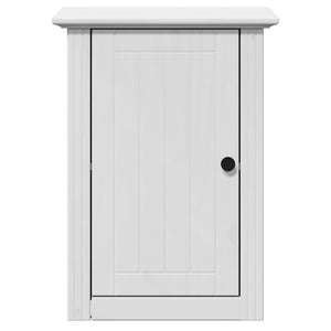 vidaXL 3-Piece Bathroom Furniture Set BODO White Solid Pine Wood